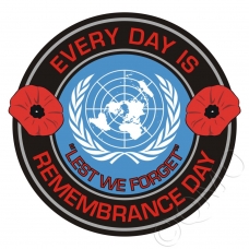 UN United Nations Remembrance Day Sticker
